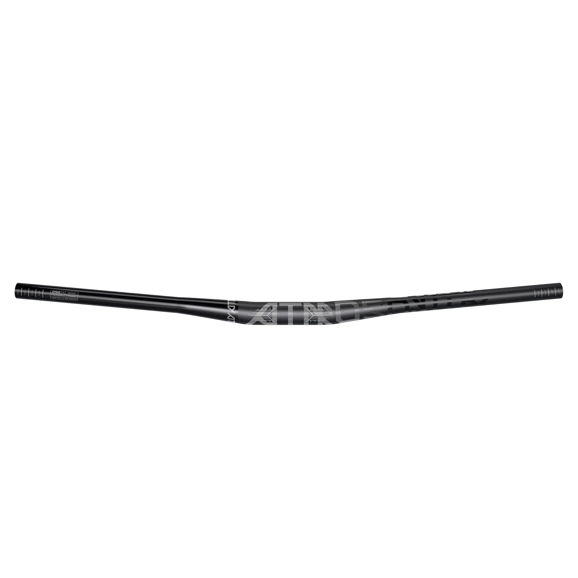 Truvativ Atmos 7K Riser Handlebar 31.8Mm Diameter, 760Mm Wide: Blast Black With Slate Logos 760Mm - Image 2