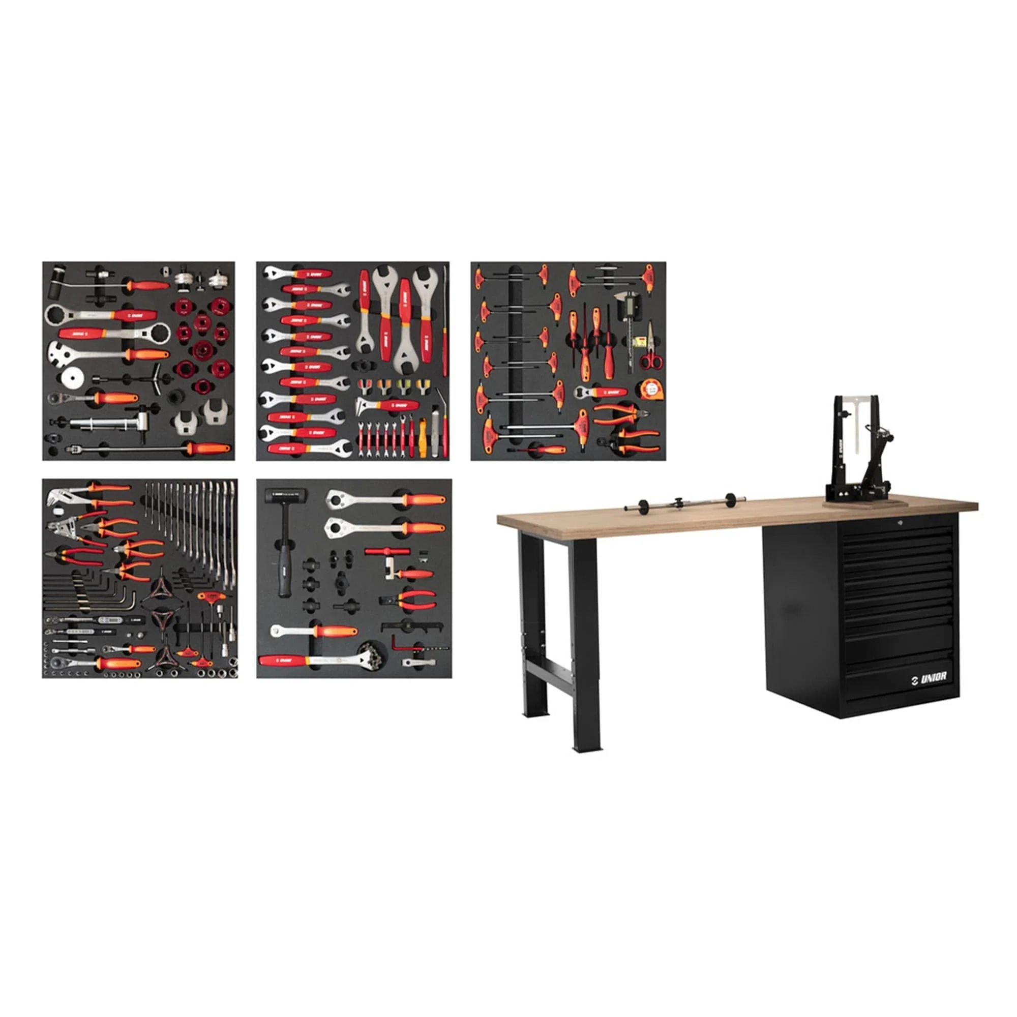 UNIOR Professional Mechanic Workbench 2024: BLACK