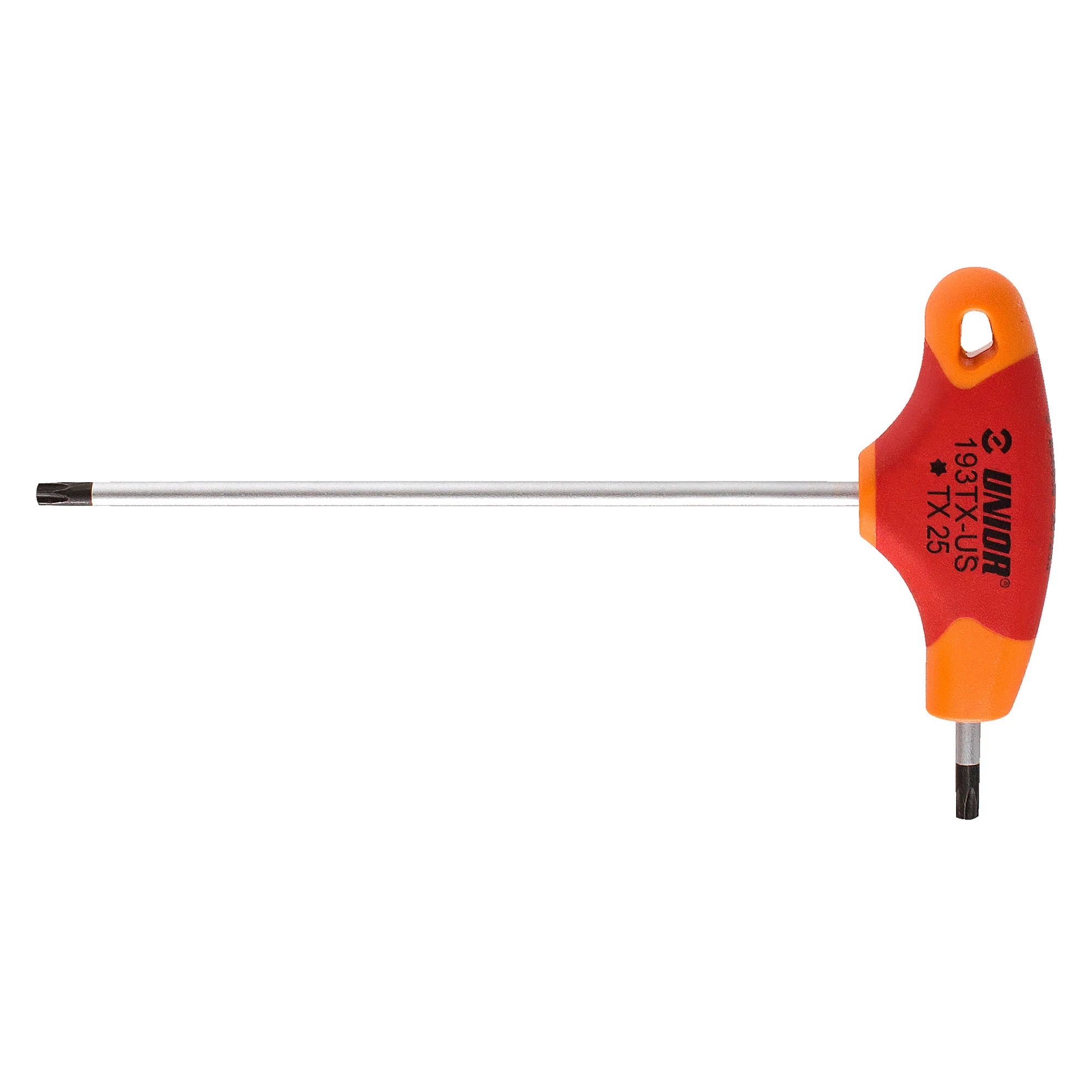 UNIOR TX Profile Screwdriver With T-Handle: RED T25