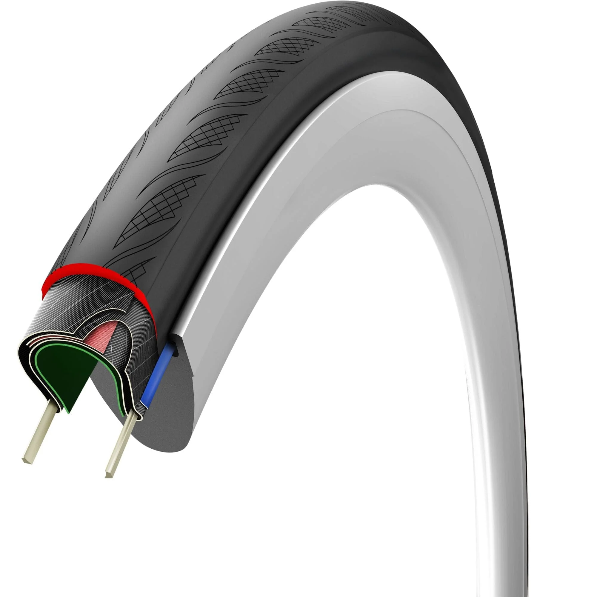 Vittoria Rubino V TLR Black Tan G2.0 Tubeless Ready Tyre - 700c - Image 7