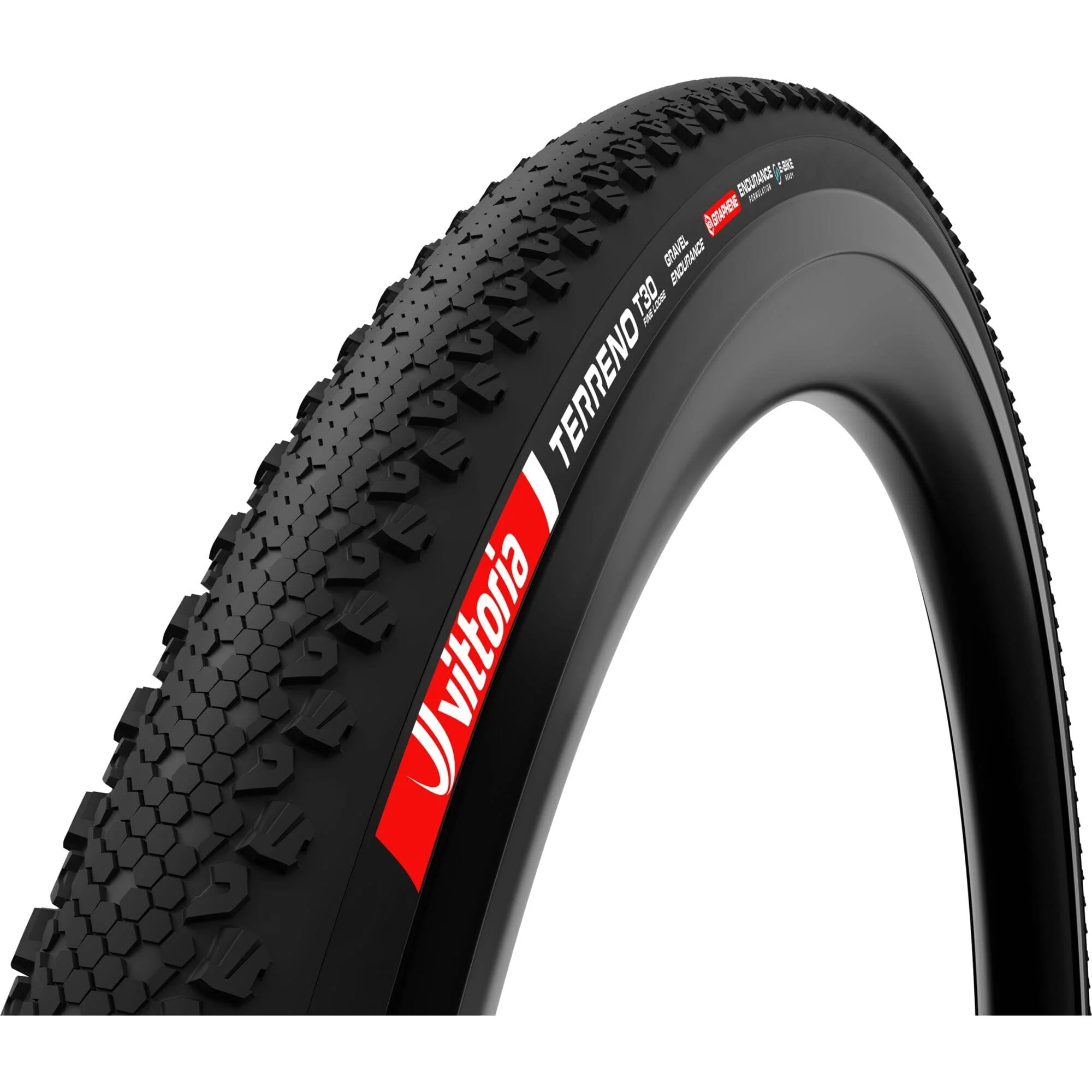 Vittoria Terreno T30 Fine Loose Gravel Sport Rigid Tyre Full Black - 700c - Image 2