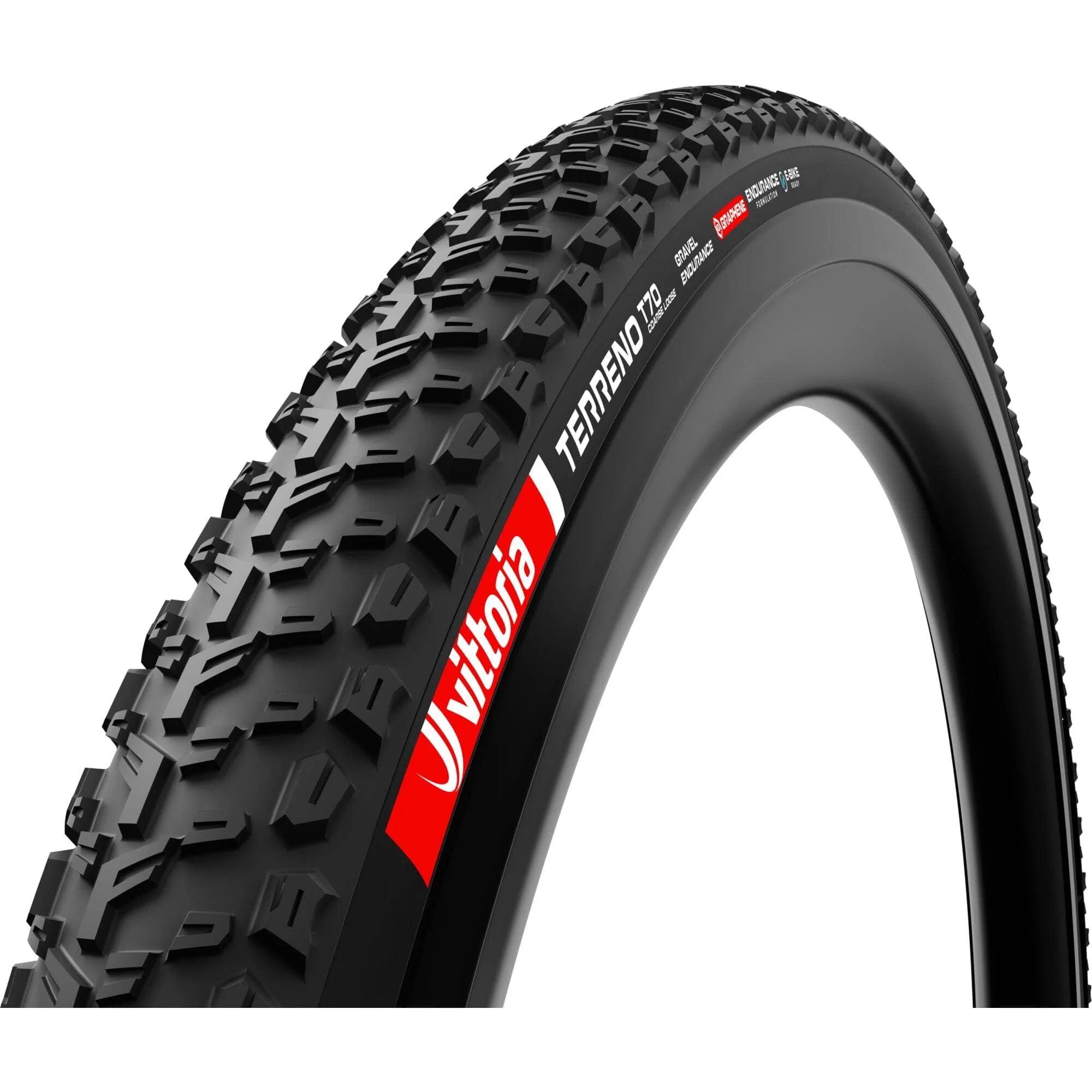Vittoria Terreno T70 Coarse Loose Gravel Endurance Full Black G2.0 Tubeless Ready - 700c - Image 2