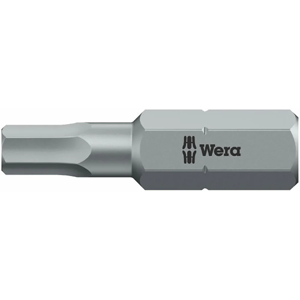 Wera Tools 840/1Z Bit Hex Extra Tough - 2.5mm -