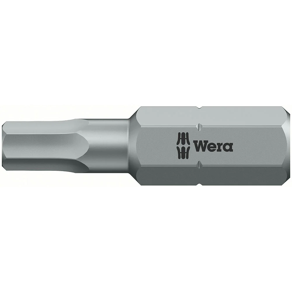 Wera Tools 840/1Z Bit Hex Extra Tough - 4mm -