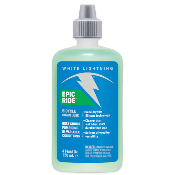 White Lightning Epic Ride - Chain Lube - 4oz / 120ml - Box of 12