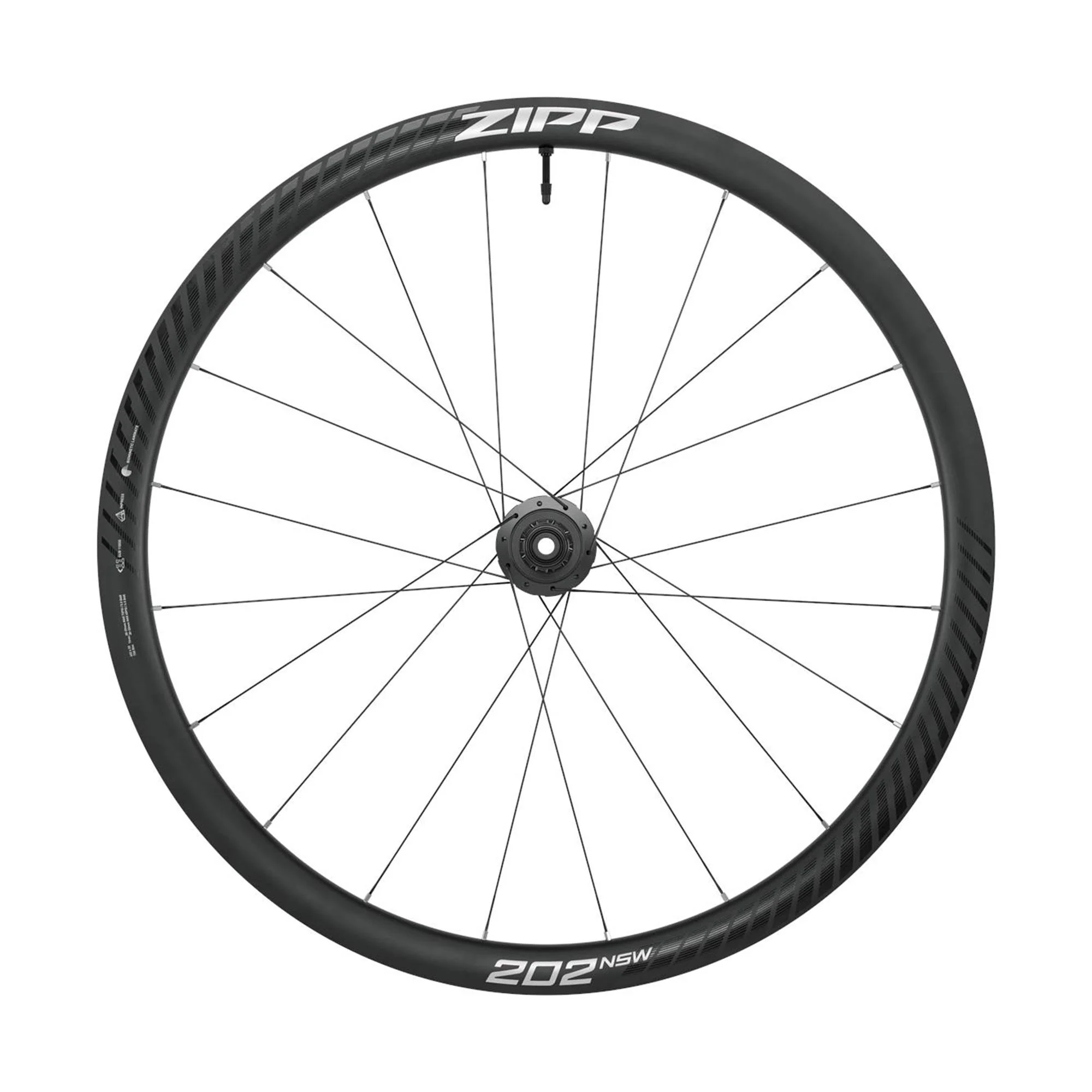 ZIPP 202 NSW Carbon Tubeless Disc Brake Center Locking 700c Rear A1: DARK GREY GRAPHIC 10/11 SPEED