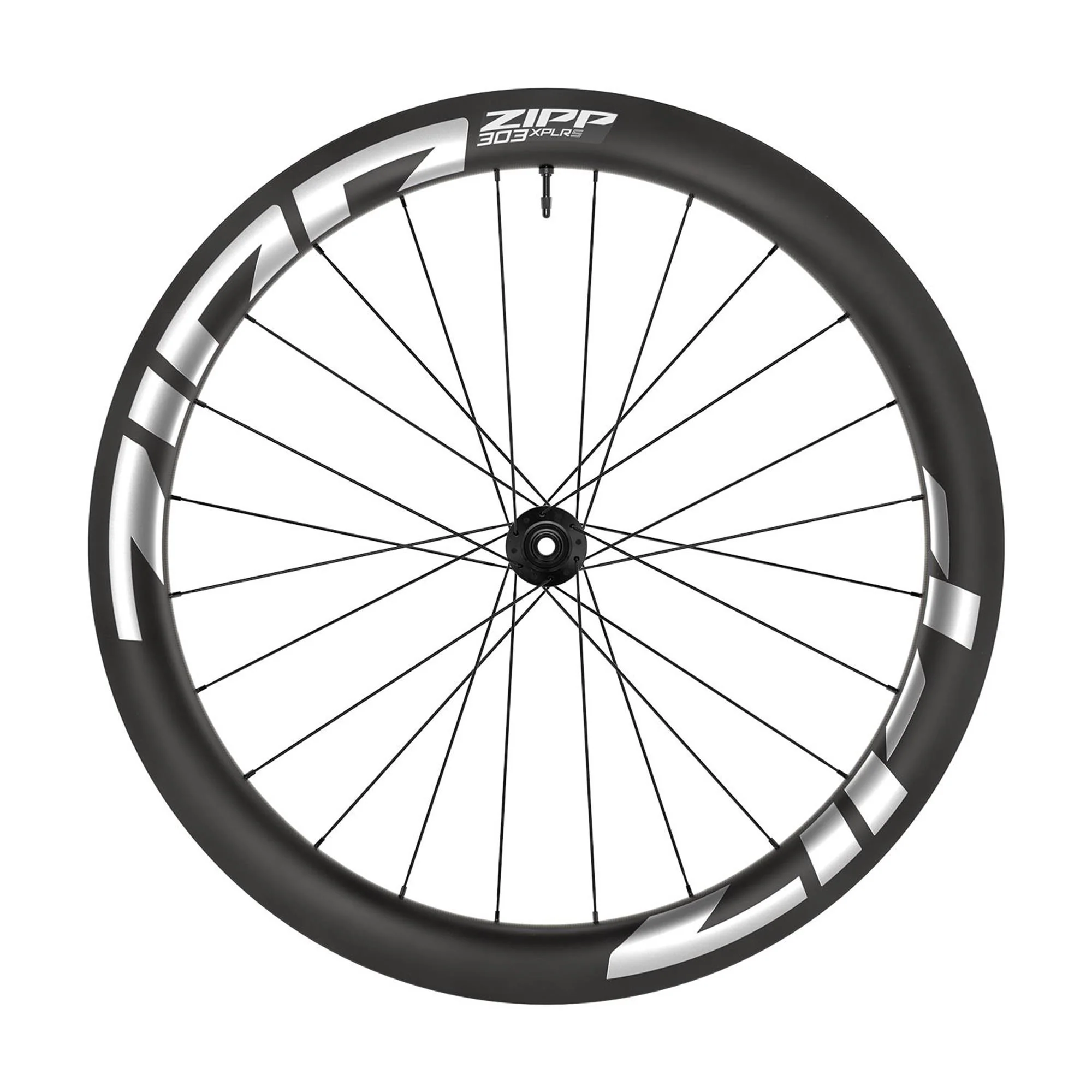 ZIPP 303 XPLR S Carbon Rear Wheel B1: WHITE GRAPHIC XDR