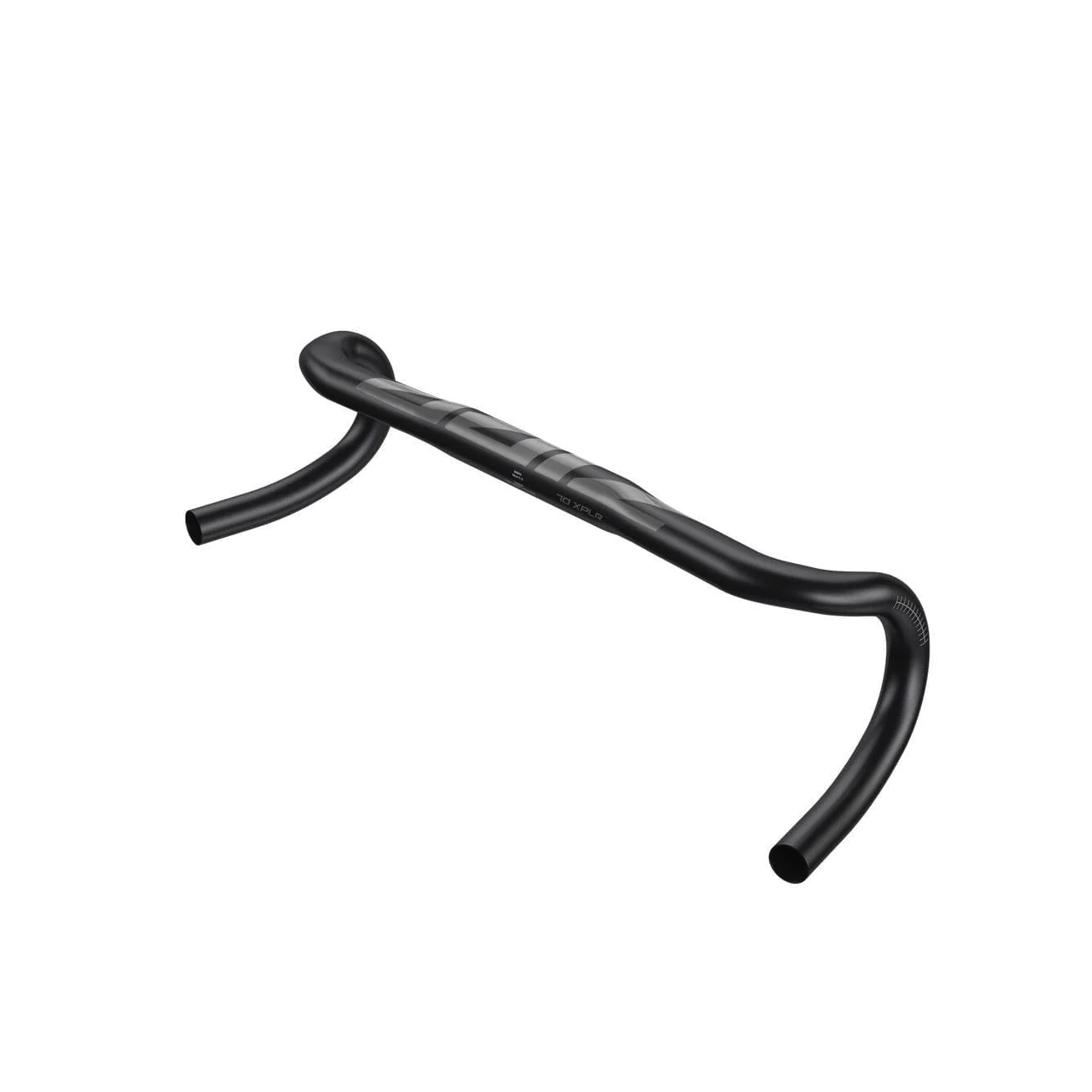 Zipp Handlebar Drop Service Course Sl 70 Xplr A2: Matte Black W/ Gloss Logos - Image 5